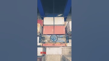 RTG operating #crane #craneoperator #machine #sea  #ship #terminal #ports #tranding #viral #shorts