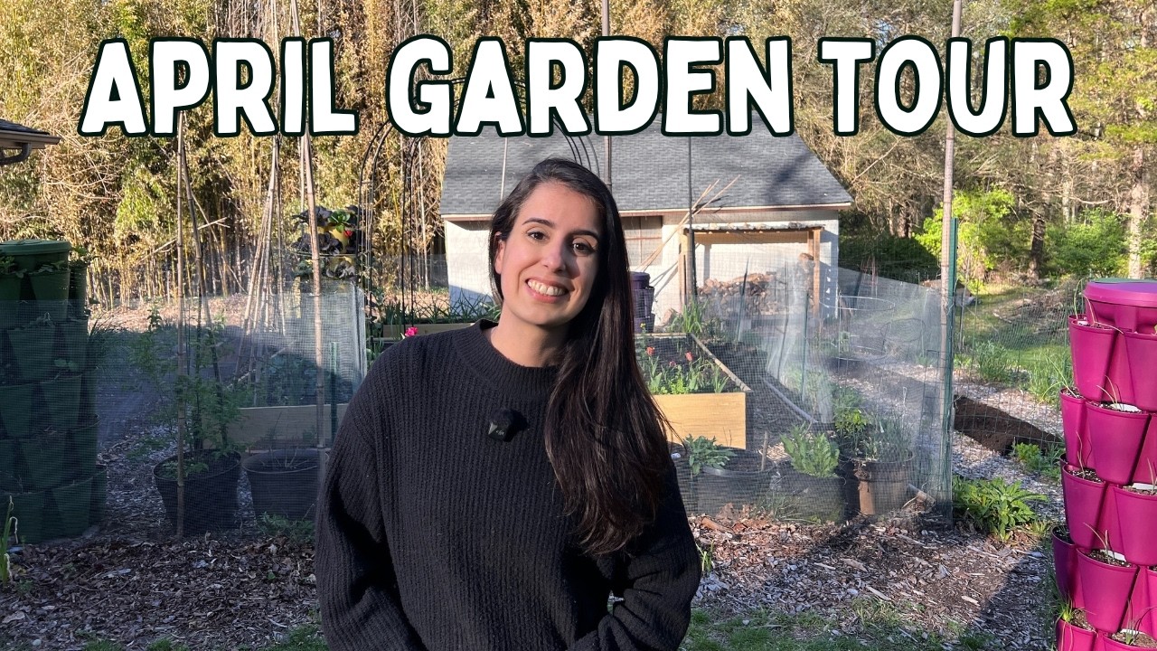 April Garden Tour 🌷What's Growing Now! - YouTube