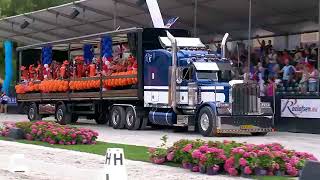 Amerikaanse Showtruckverhuur in actie op NK Dressuur Gelderland