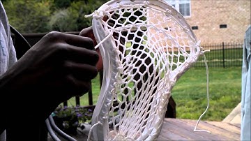 Lacrosse Pocket Swap and live Stringing