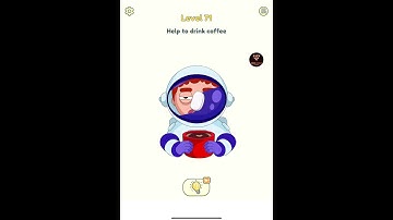 DOP 2 Delete One Part: Help to Drink Coffee Gameplay Walkthrough #Shorts