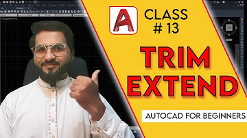 Trim and Extend Commands In AutoCAD 2021 | Hindi/Urdu | AutoCAD full course