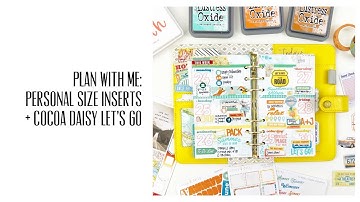 Plan with Me (real-time): Cocoa Daisy Let’s Go Personal Size Rings + Kits