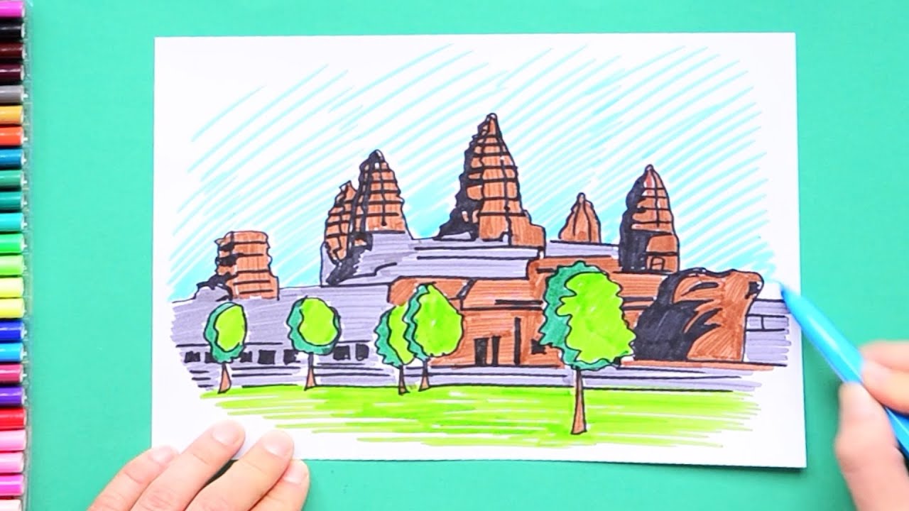 Featured image of post Outline Angkor Wat Drawing Experiment with deviantart s own digital drawing tools