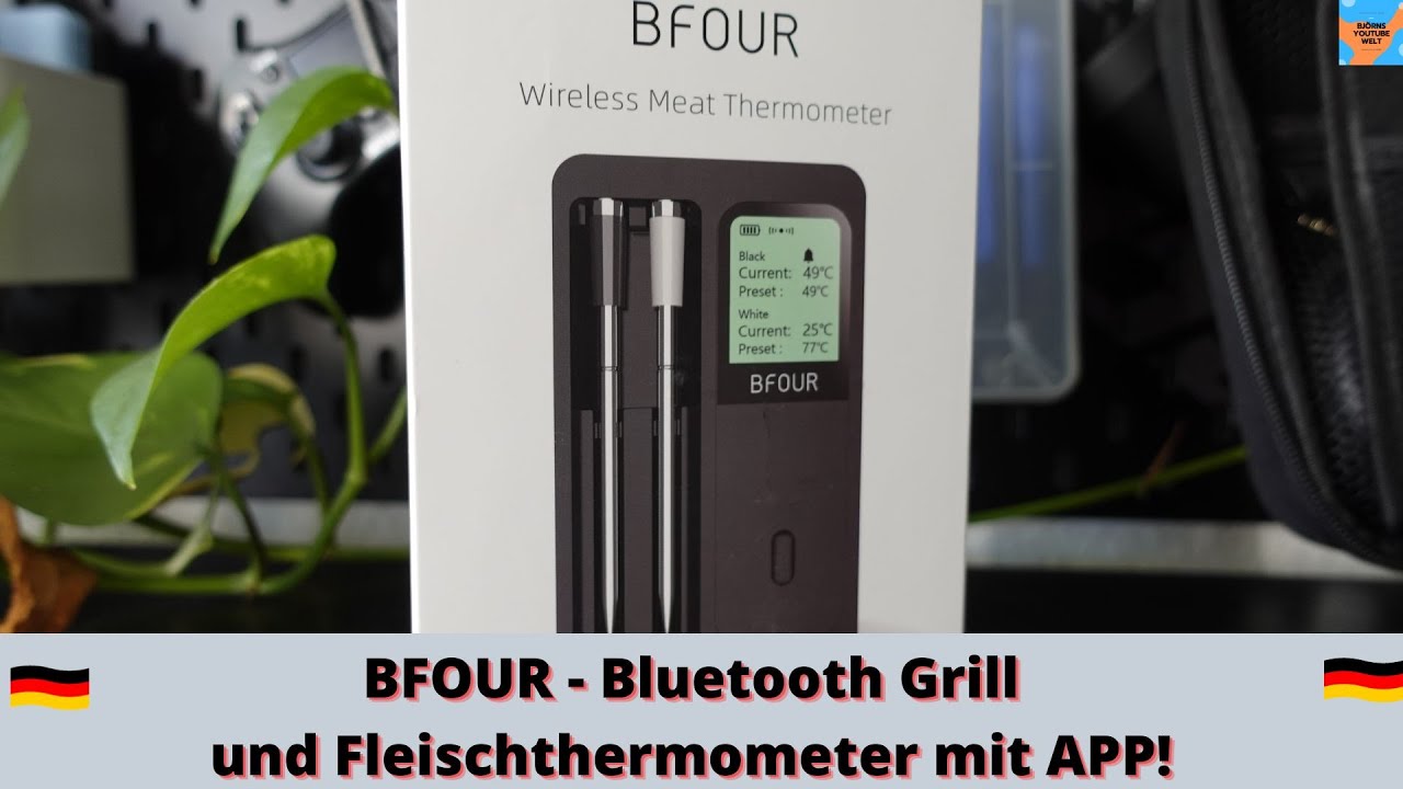 BFour Fleisch und Grill Thermometer 