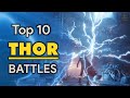 TOP 10 Epic Battles Of THOR In MARVEL CINEMATIC UNIVERSE | HINDI | DK DYNAMIC