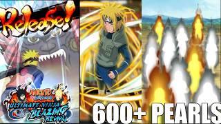 600+ PEARLS!! FIRST MINATO SUMMONS ON NARUTO ULTIMATE NINJA BLAZING REVIVAL