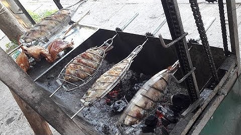 Lò nướng cá rô phi đây rồi