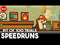 🔴 FASTER THAN AVERAGE 🏃‍♂️ Pit of 100 Trials Speedruns for sub 1:25 🔴