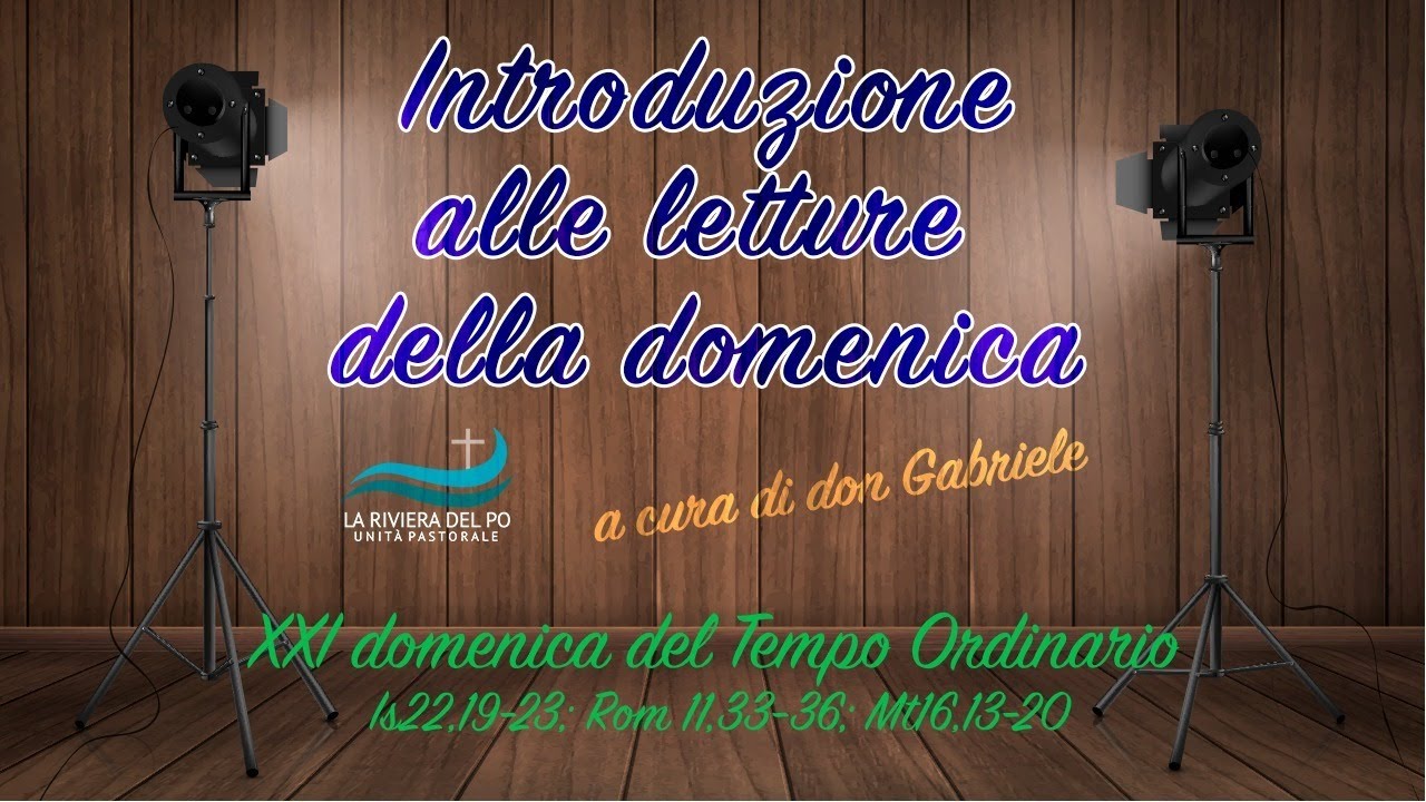 Commento Alle Letture Del Giorno