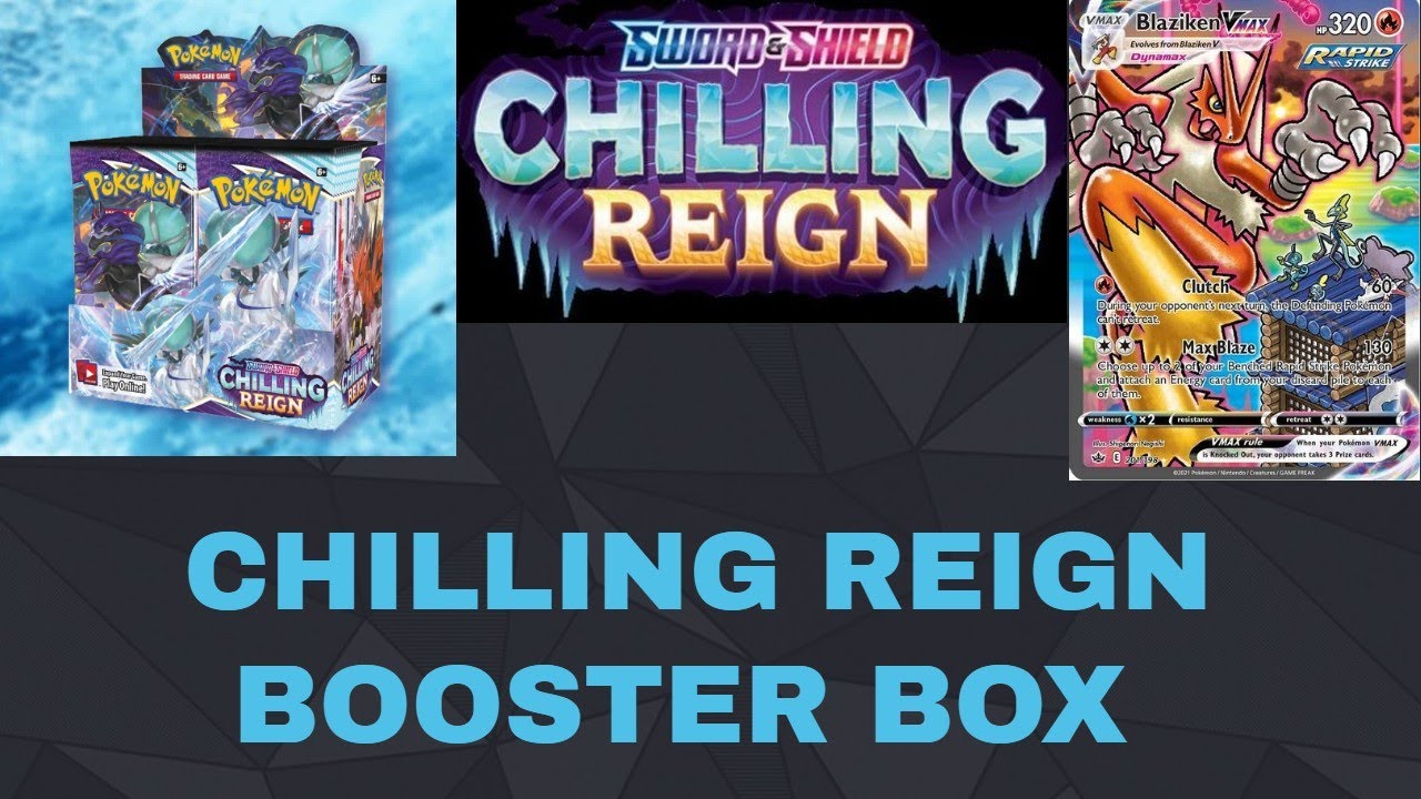 Opening Chilling Reign Booster Box Packs and Chase Cards! YouTube
