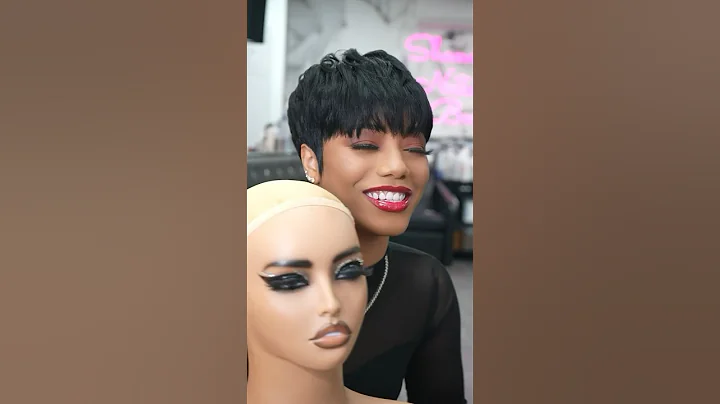 #REMOVEABLE QUICKWEAVE #shannysnaturalbeauty #shorthair #nychairstylist #pixiecut #pixie #hairstyle
