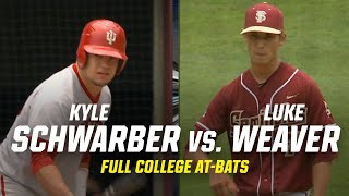 Kyle Schwarber Vs. Luke Weaver Full At-Bats From 2013 College Baseball Super Regionals