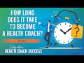 How Long Does It Take to Become a Health Coach?