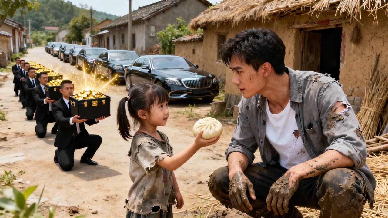 La niña de buen corazón le dio un bollo a un hombre; al instante, ese gesto le salvó la vida.
