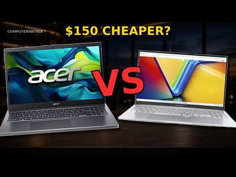 Asus Vivobook 15 OLED M1505 vs Acer Aspire 15 A15-51 comparison video thumbnail
