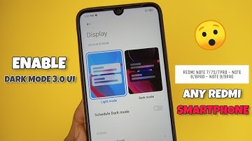 Enable MIUI 12 Dark Mode 3.0 Ui For Redmi Note 7/7S/7PRO & Any Other Device | Hidden Feature 🔥🔥