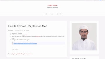 How to Remove .DS_Store on Mac