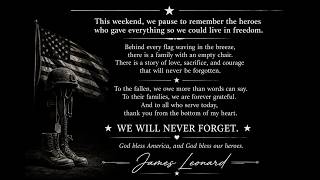James Leonard -- The Empty Chair (Memorial Day Tribute)