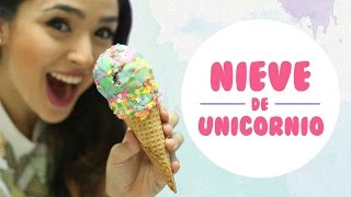 Helado De Unicornio 3 Ingredientes - Baking Day
