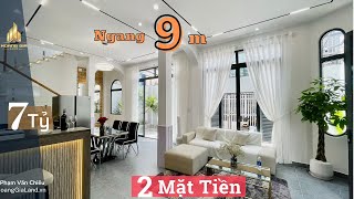 Nhà Đẹp Gò Vấp - Ngang 9m Góc 2 Mặt Tiền Chỉ 7 Tỷ , Có Sân Trồng Cây | Xây Mới Tặng Full Nội Thất