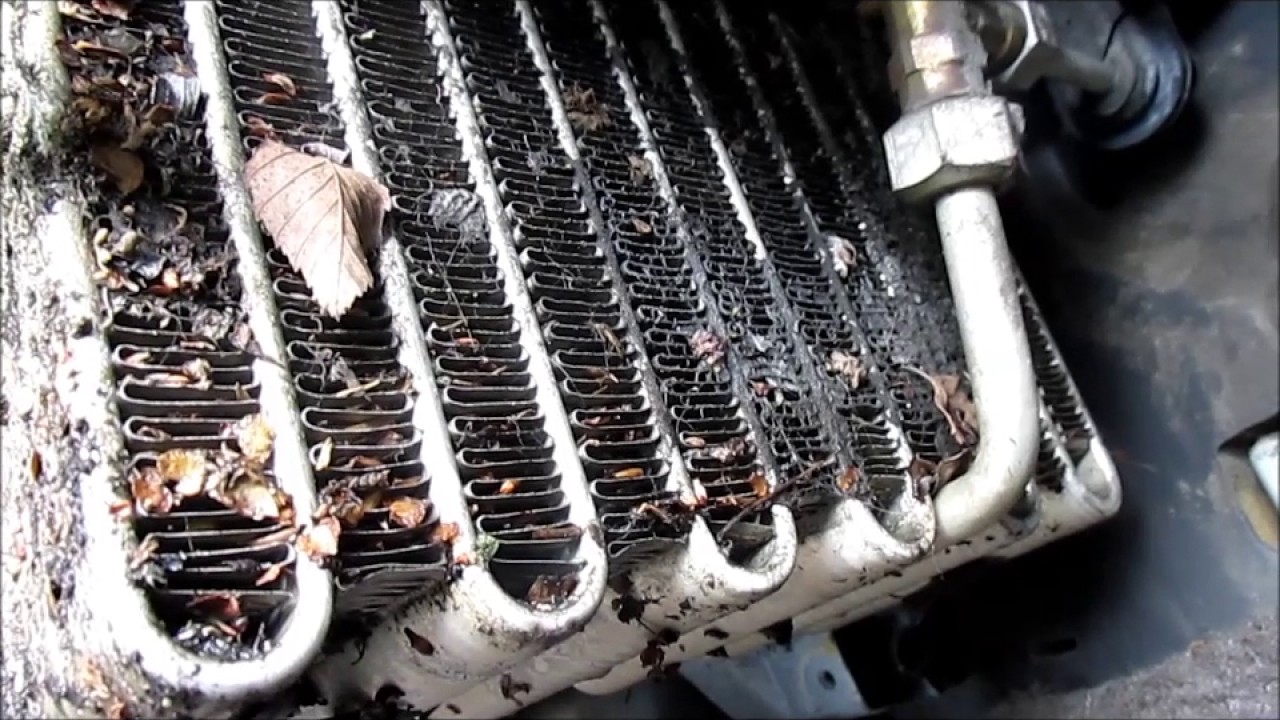 1996 Nissan Pickup Cleaning Evaporator Core YouTube