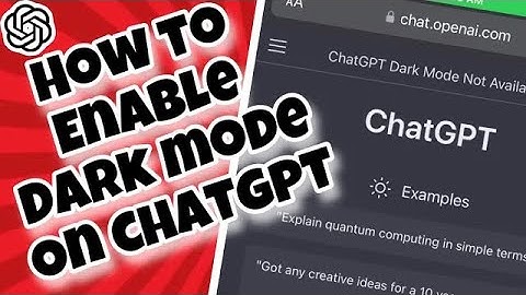 How To Turn On / Enable Dark Mode on Chat GPT-4 in Mobile