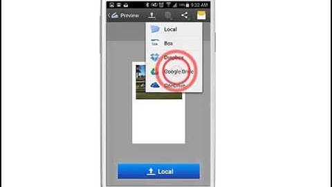 Scan Documents to Cloud Storage with e-BRIDGE Print & Capture (Android)