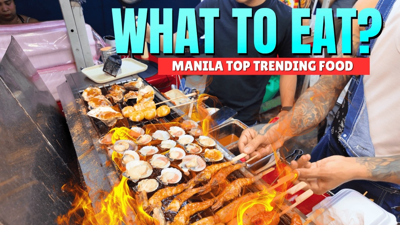 [4K] Trending Manila Eats  Famous Food Destination Must-Try!