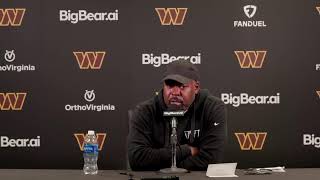 LIVE: DC Joe Whitt Jr. Speaks to the Media Before Practice | Washington Commanders