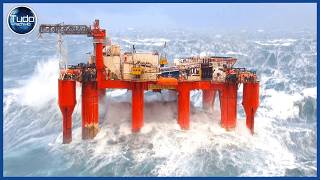 Como as Plataformas de Petróleo Funcionam 🛢️ | Como o Petróleo é Extraído do Fundo do Mar [4K]