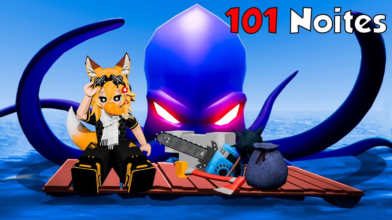 SOBREVIVI 101 NOITES NO OCEANO… O MONSTRO APARECEU 🌊😱