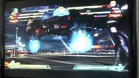 mvc 3 akuma/ryu/morrigan vs zero/dante/wesker online play on 360 part 2