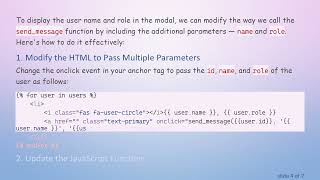 How to Pass Multiple Parameters (id, name, and role) in an onclick Function