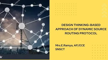 Design thinking-based approach of Dynamic Source Routing protocol | WASN | SNS institutions