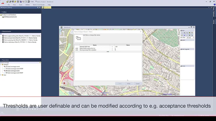 Nemo Analyze 8.40 features 5G NR Bad Coverage events