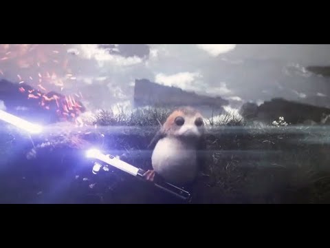 lightsaber killed porgs viii wars star deleted scene