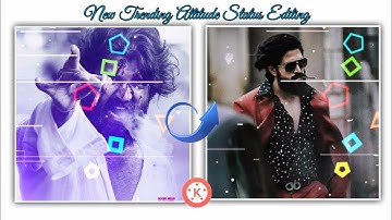 How To Create Trending Attitude Light Effect Whatsapp Status Video Editing In kinemaster Tutorial