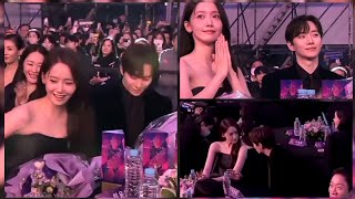 Yoona & Lee junho Flirt at APAN 2023 awards after winning best couple awards for King the Land