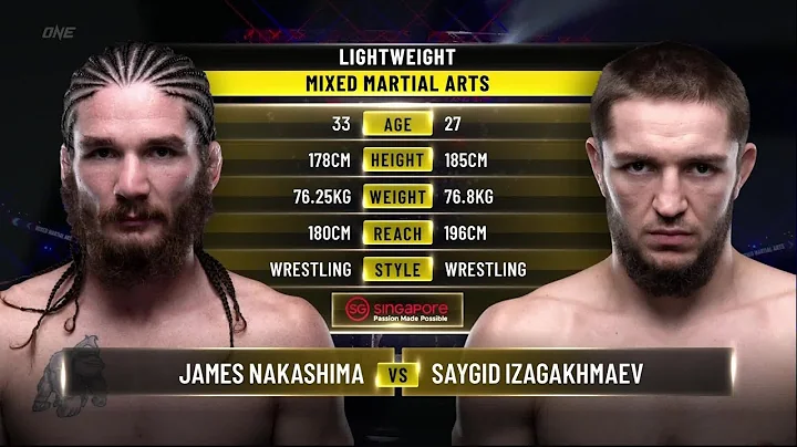James Nakashima vs. Saygid Izagakhmaev | ONE Champ...