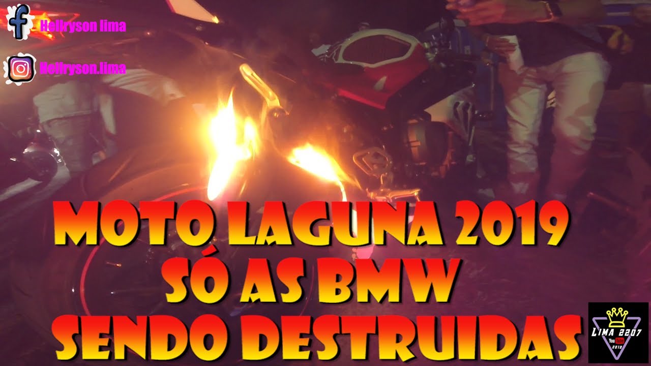 SÓ AS BMW PEGANDO FOGO MOTO LAGUNA 2019