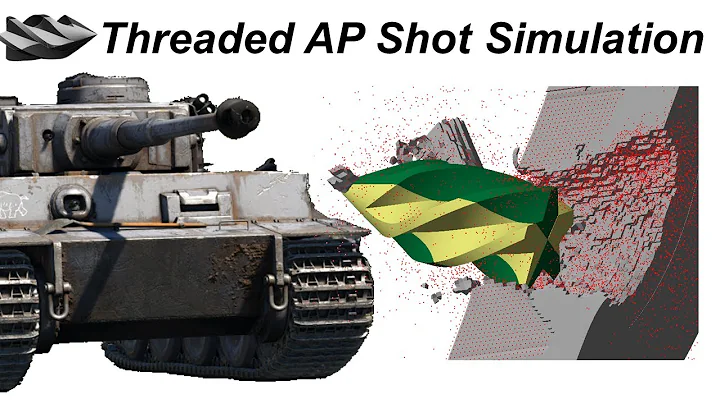What if AP shells are threaded? II AP shot VS Tiger I Armour Penetration Simulation