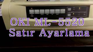 Видео OKI Microline 5520 5590 521 Test Page line setting Test sayfası yazdırma ve Satır Ayarlama (автор: ADB Büro Makineleri ankaratoner)
