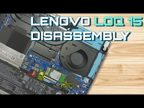 Lenovo LOQ 15 Review - disassembly and upgrade options - YouTube