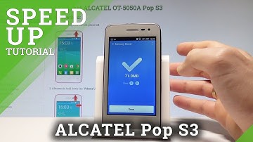 How to Speed Up ALCATEL Pop S3 - Clean Up Memory / Refresh System |HardReset.Info
