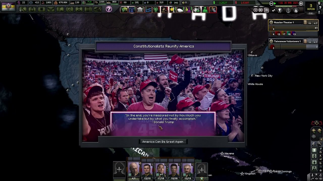 Trumpist victory TFR