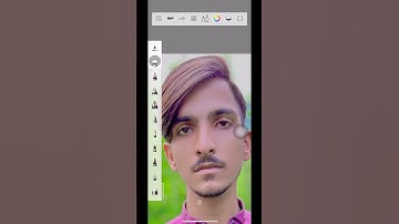 How to smooth face In sketchbook | beard in face editing || ❤️😍
