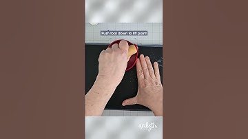 Using stencils to create textured prints!