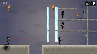 滲透監獄!射殺敵人!『火柴人射手：精英Strikeforce』Chapter1 (1~30) screenshot 1