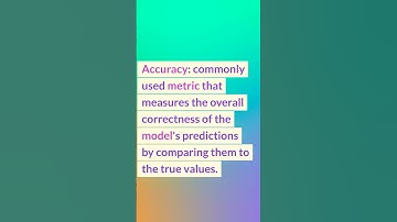 Top Metrics to Evaluate Machine Learning Models ! #shorts